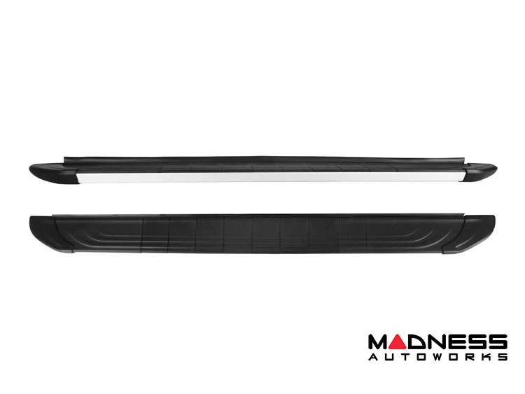 Jeep Renegade Side Steps - APA Running Boards - Black / Aluminum